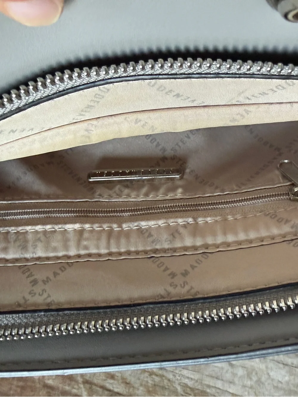 Steve Madden Lightgray Top Handle Satchel